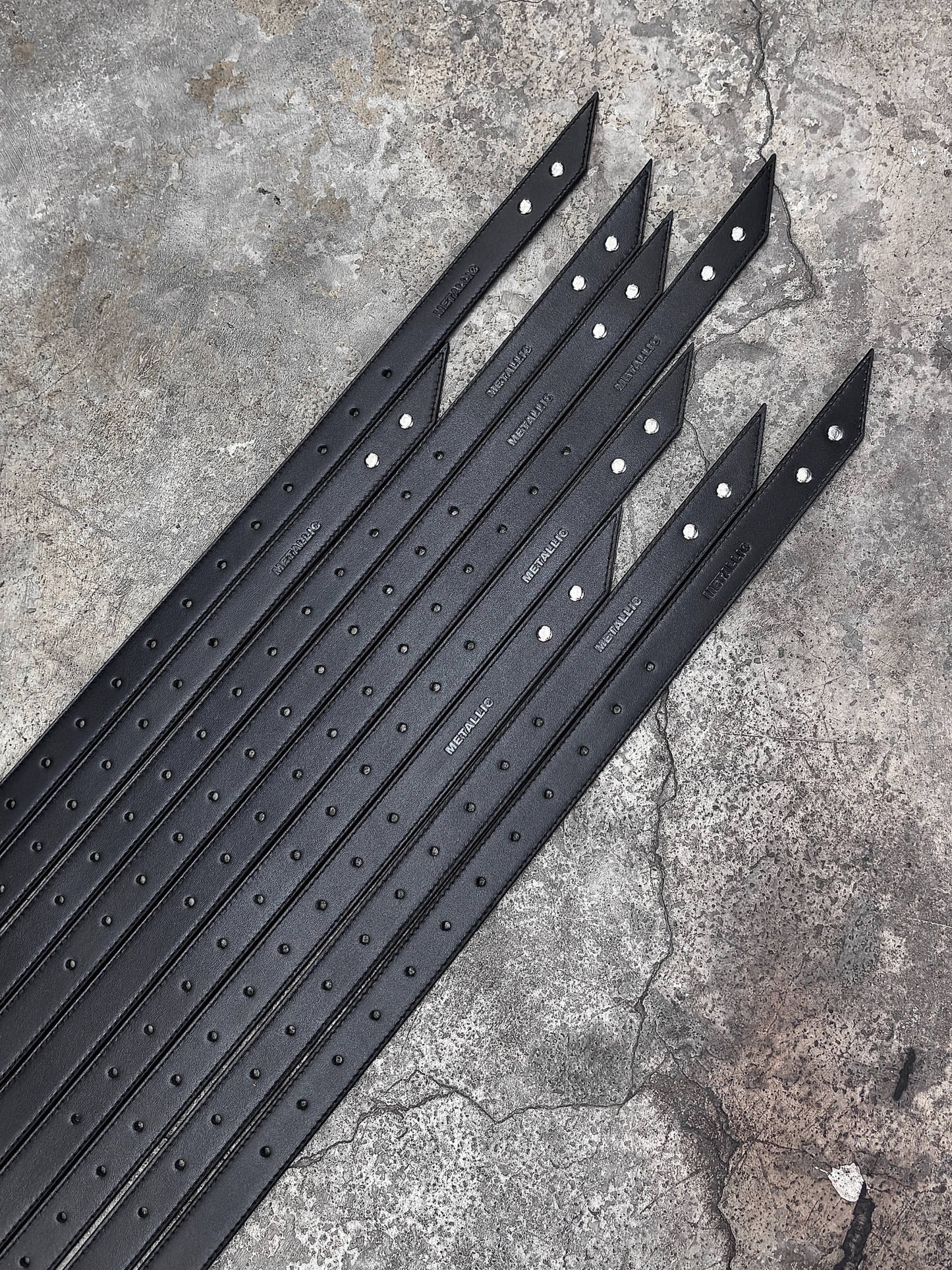 Sharp Cow Leather Belt
