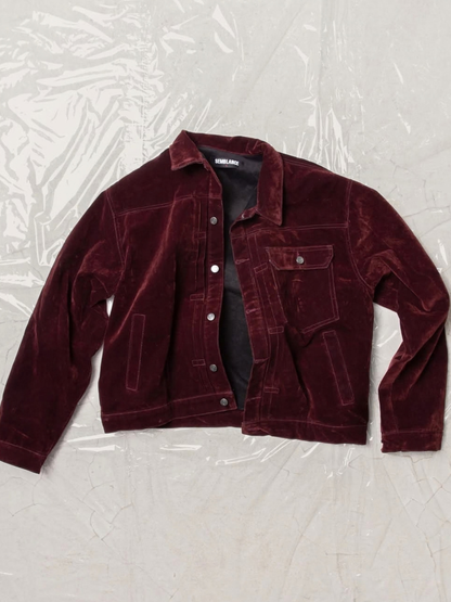 Patina Velvet Denim Jacket