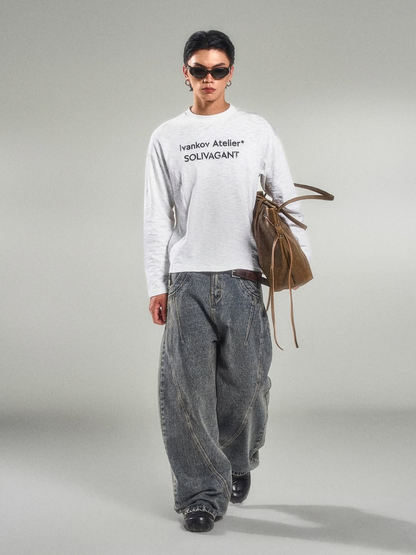 Scar Washed Denim Pants Ver 2