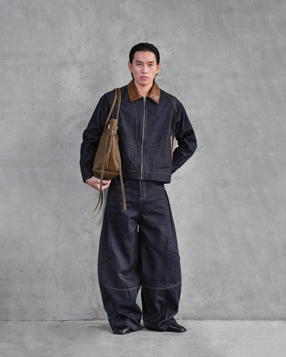 Hybrid Symmetry Raw Denim Pants