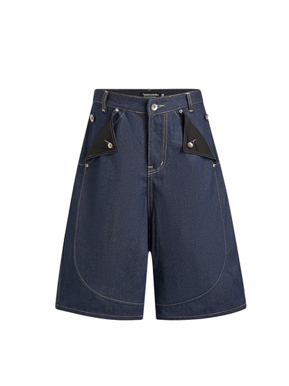 Mule Pocket Raw Denim Short