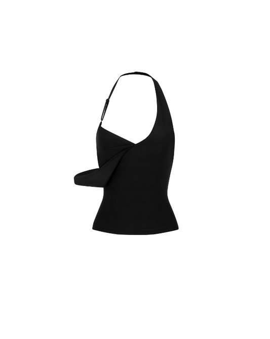 MELANCHOLY DESIRE CHARM TOP - Black