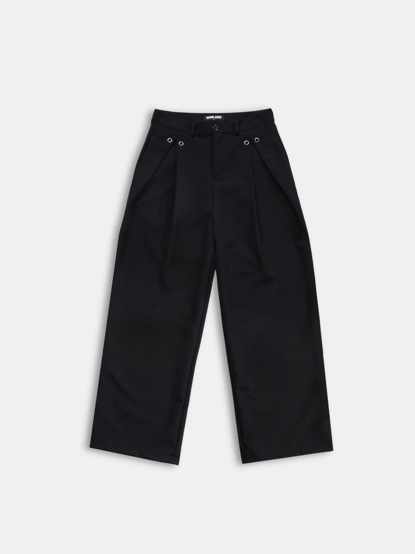 Eyelet Pleated Pants