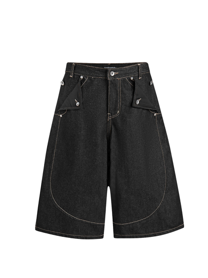 Mule Pocket Raw Denim Short