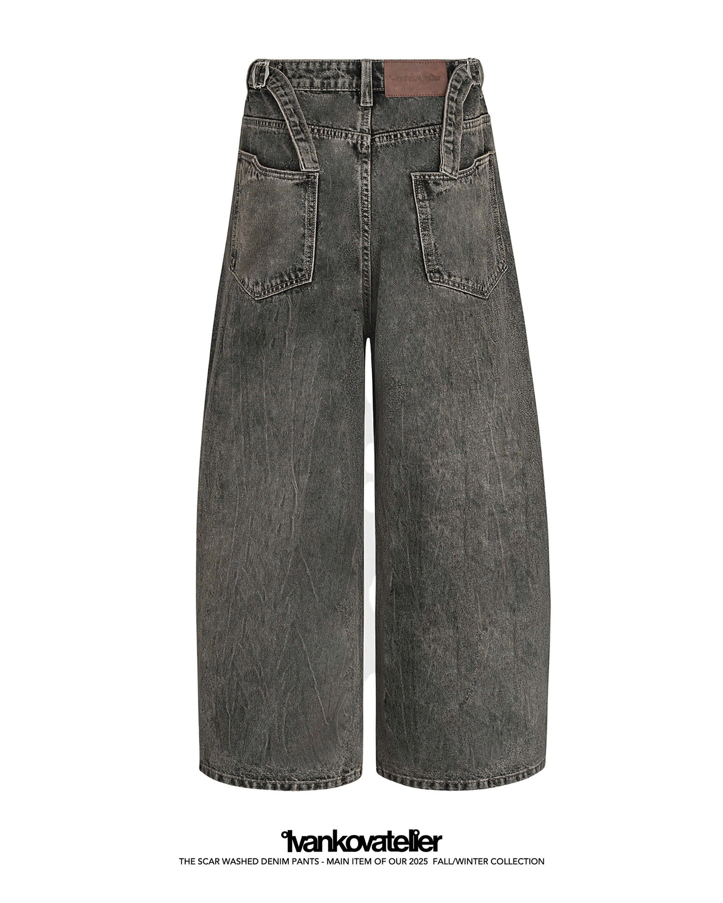Scar Washed Denim Pants