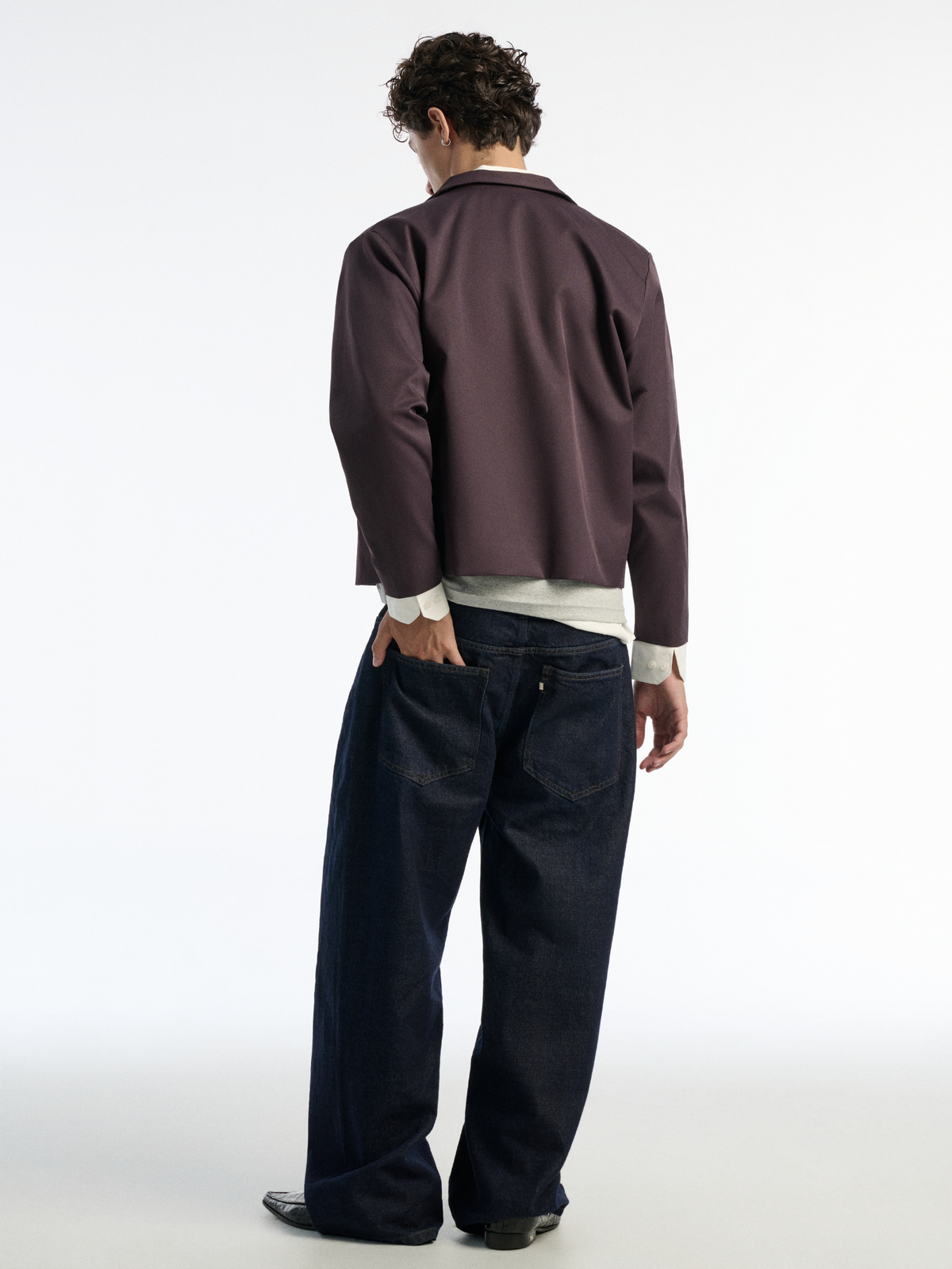 Twisted Wide Jeans