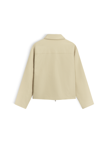 Boxy Khaki Jacket