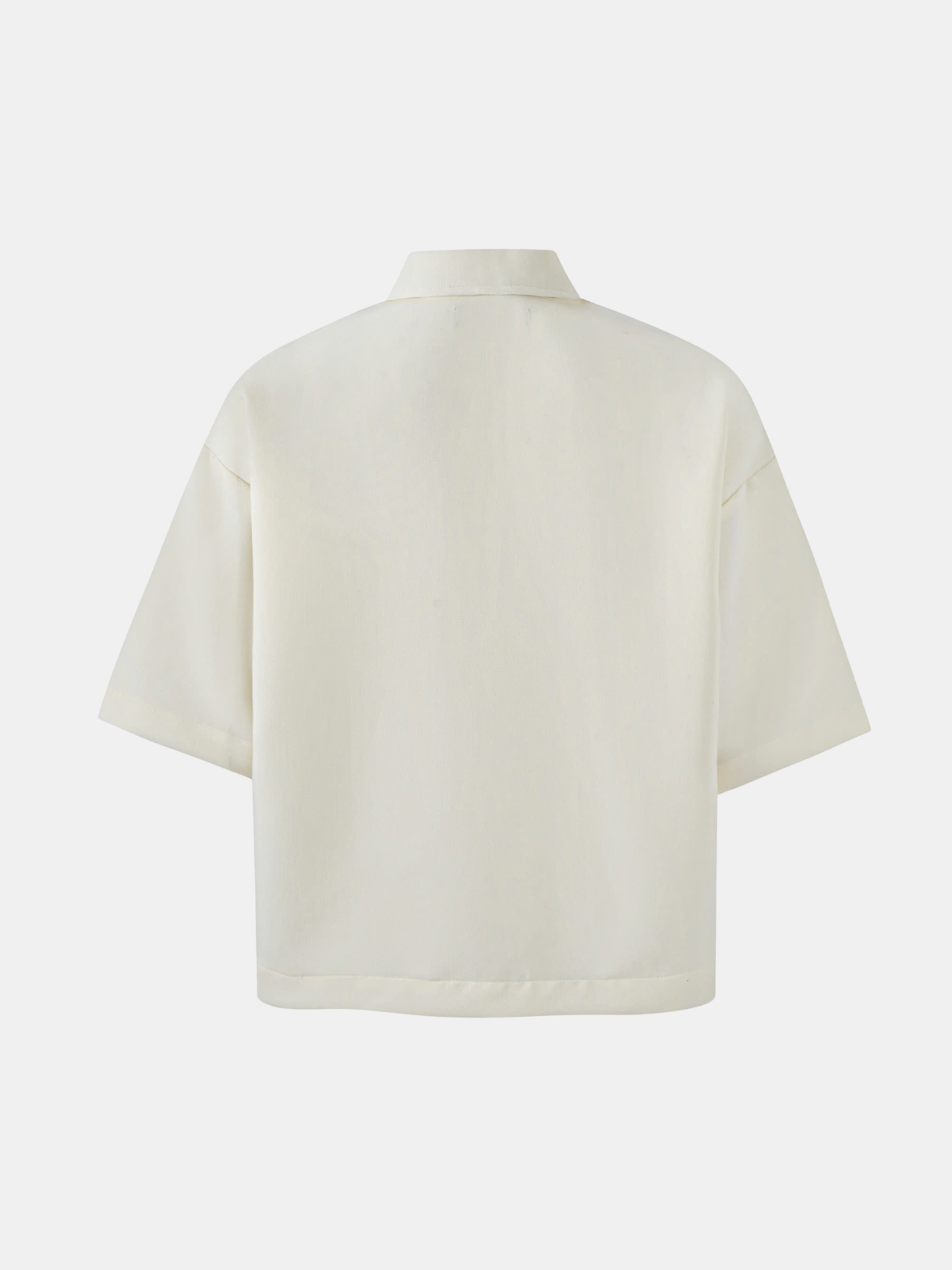 Boxy V-Neck Polo