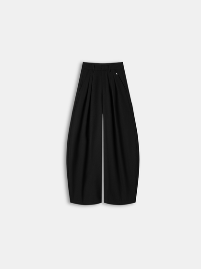 Lined Barrel Pants