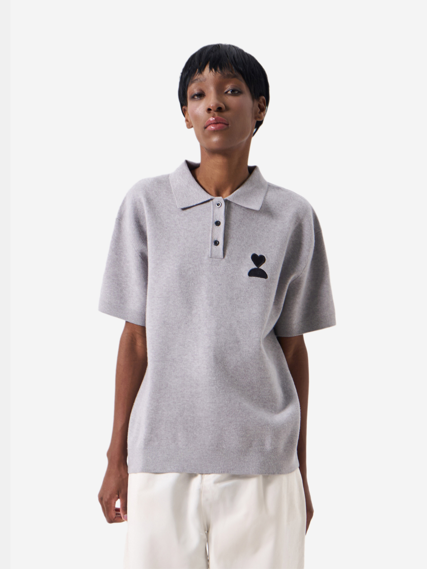 Love User Knit Polo T-Shirt