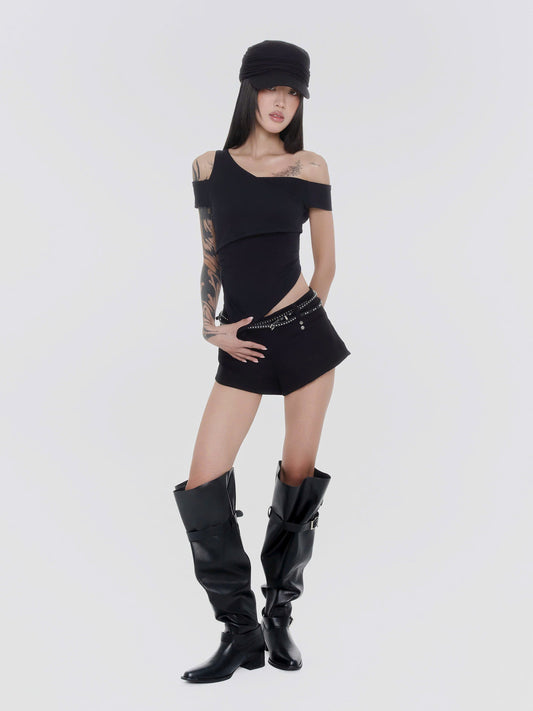 Astelyra Oblique Shorts