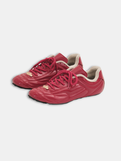 Rising Star 01 - Vegan Leather Shiny Sneakers