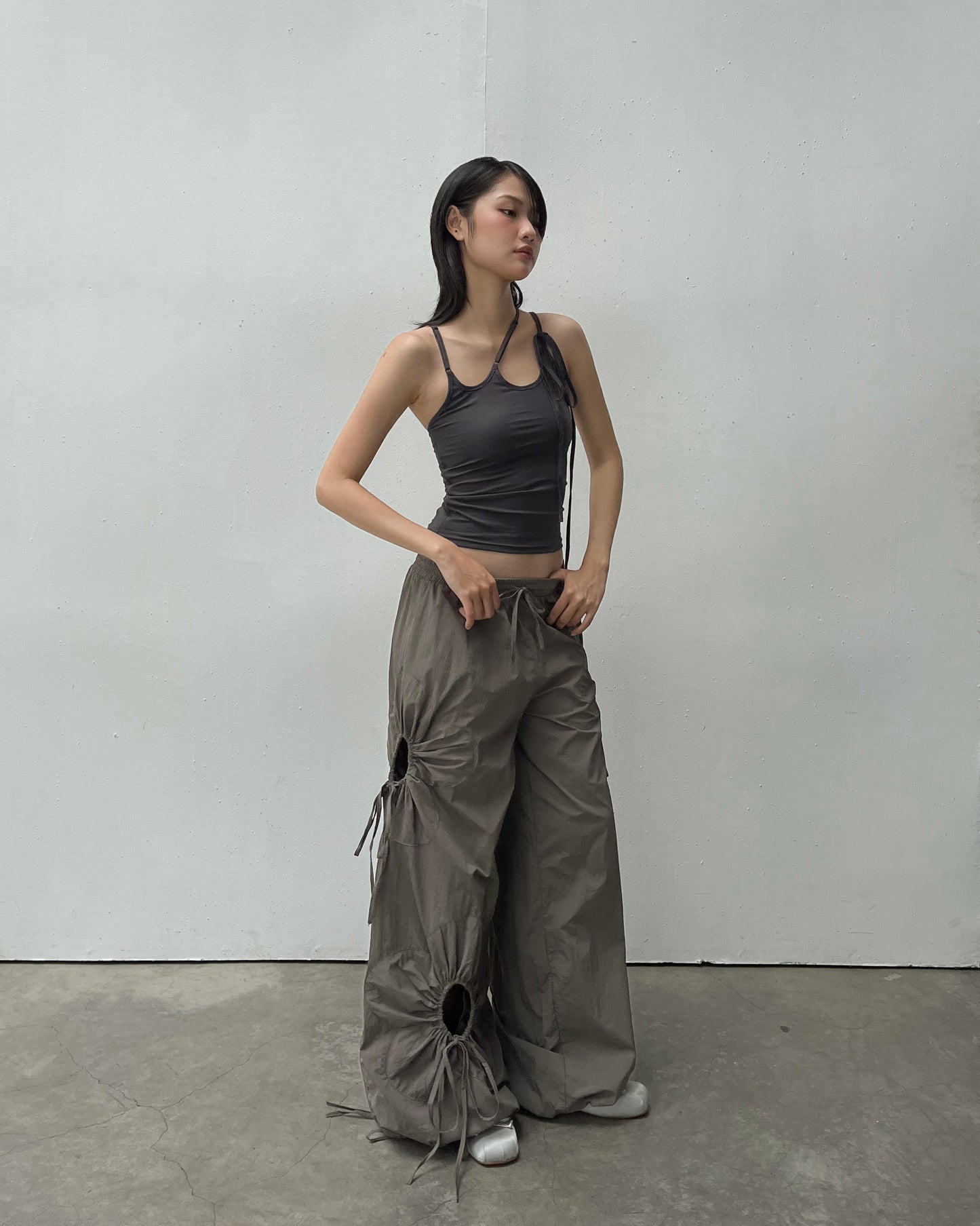 Floral Bloom Parachute Pants