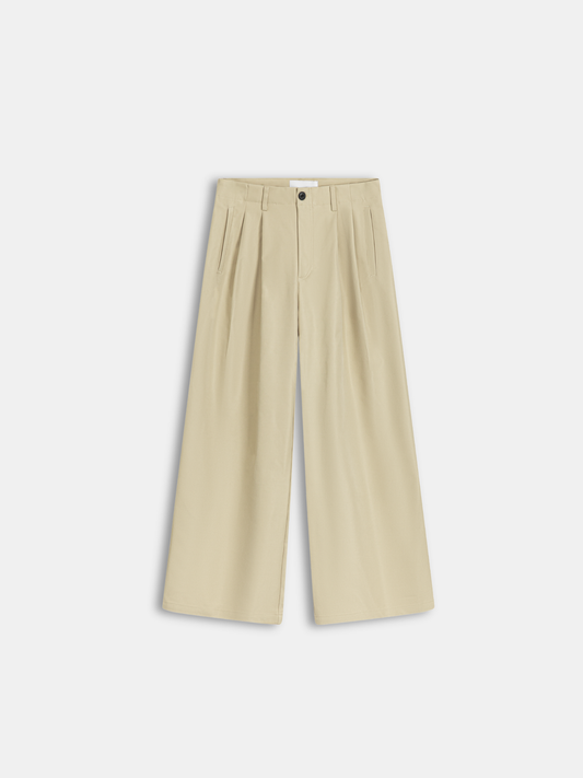Wide Leg Khaki Pants