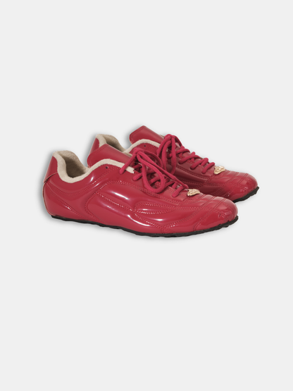 Rising Star 01 - Vegan Leather Shiny Sneakers