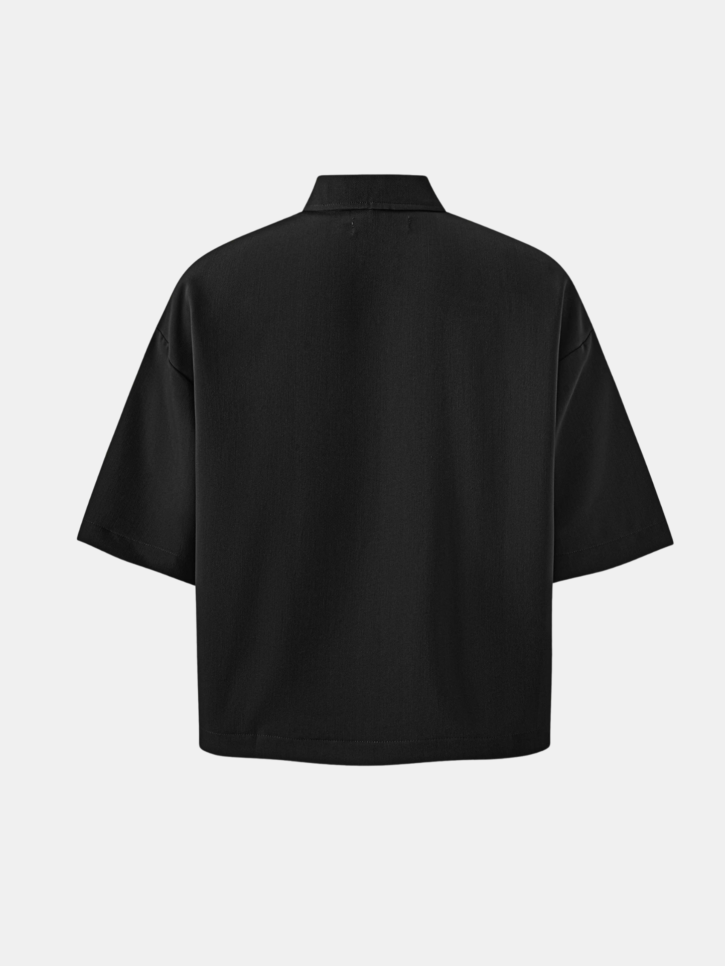 Boxy V-Neck Polo