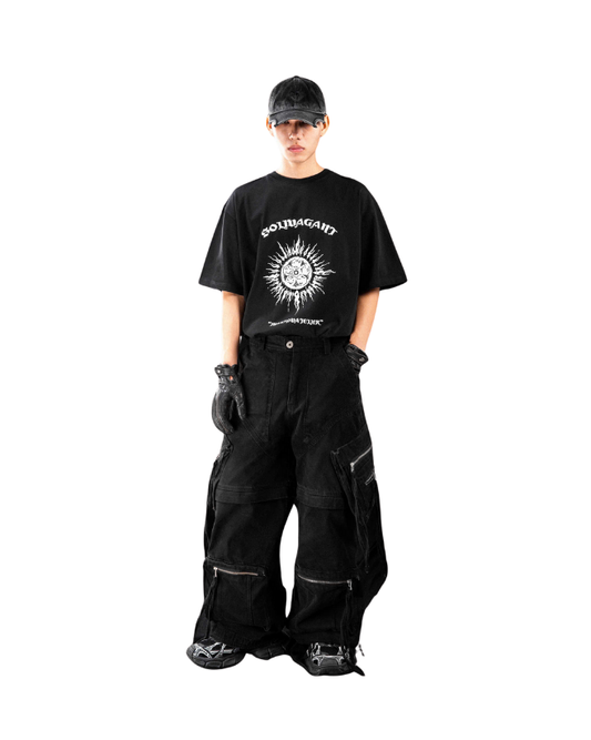 IVANKOV DETACHABLE NOMAD WASHED CARGO PANTS