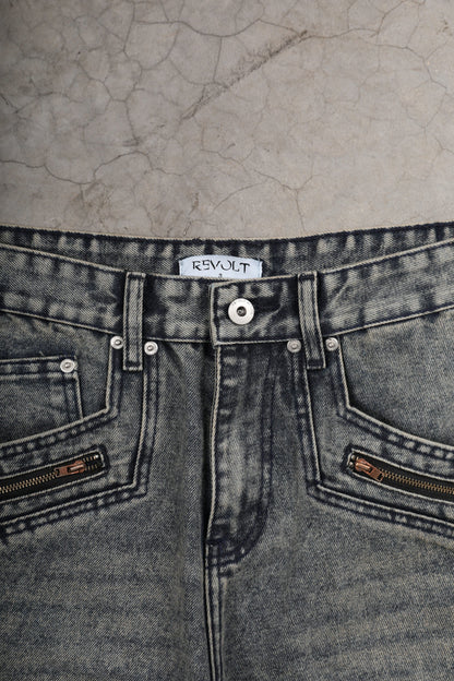 REVOLT ATTIRE CREPO DENIM PANTS