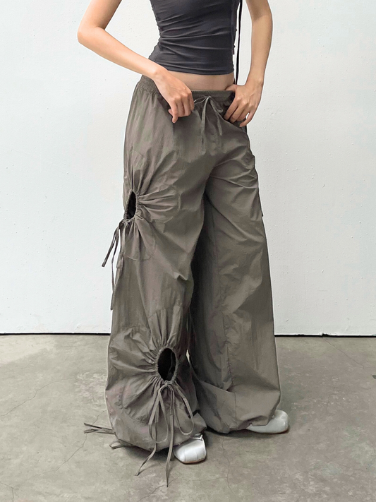 Floral Bloom Parachute Pants