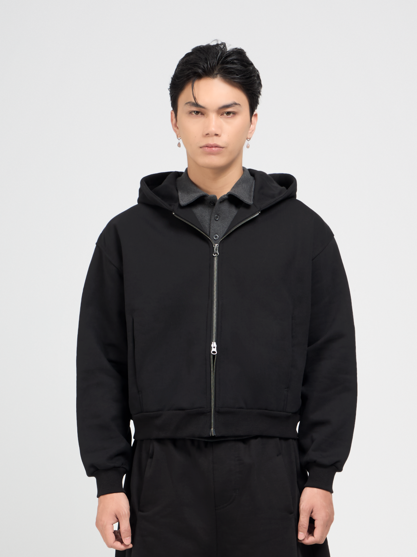 Blank Zipper Hoodie