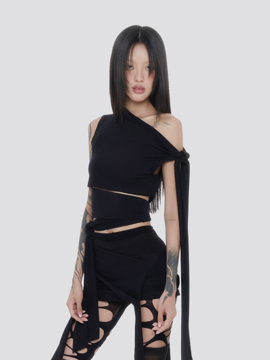 Muse Shoulder Tie Top