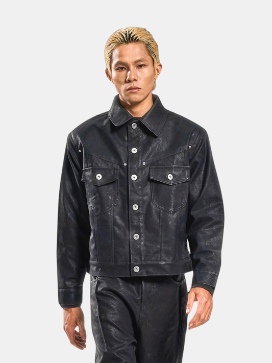 Leather Trucker Jacket