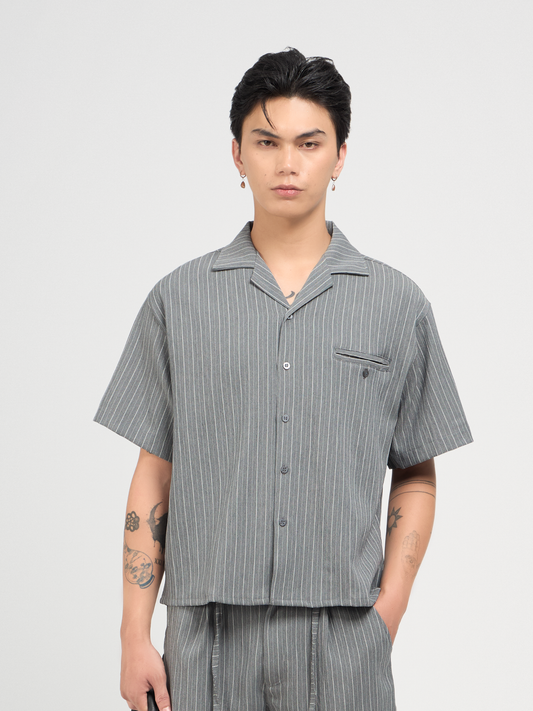 Striped Boxy Shirt