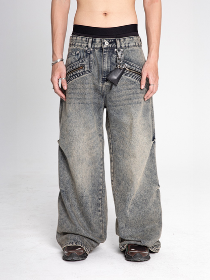 Crepo Denim Pants