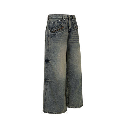 REVOLT ATTIRE CREPO DENIM PANTS