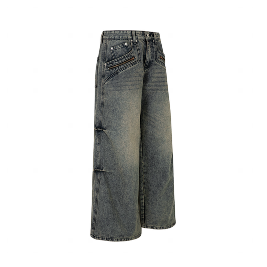 REVOLT ATTIRE CREPO DENIM PANTS