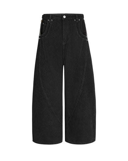 Scar Washed Denim Pants