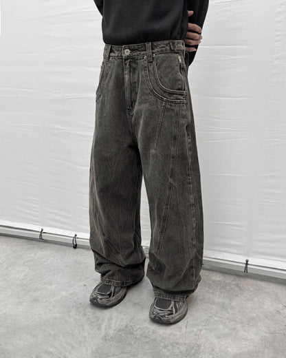 Scar Washed Denim Pants