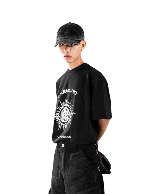 IVANKOV HALF MOON WASHED CAP - Dark Grey