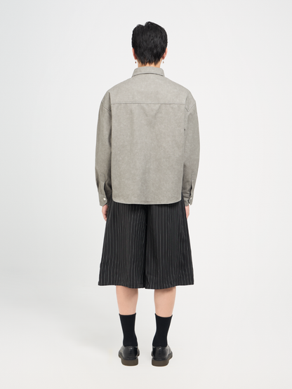 Pinstripe Shorts