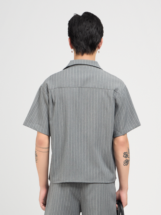 Striped Boxy Shirt