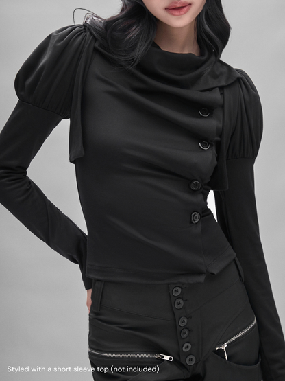 Diagonal Drape Top