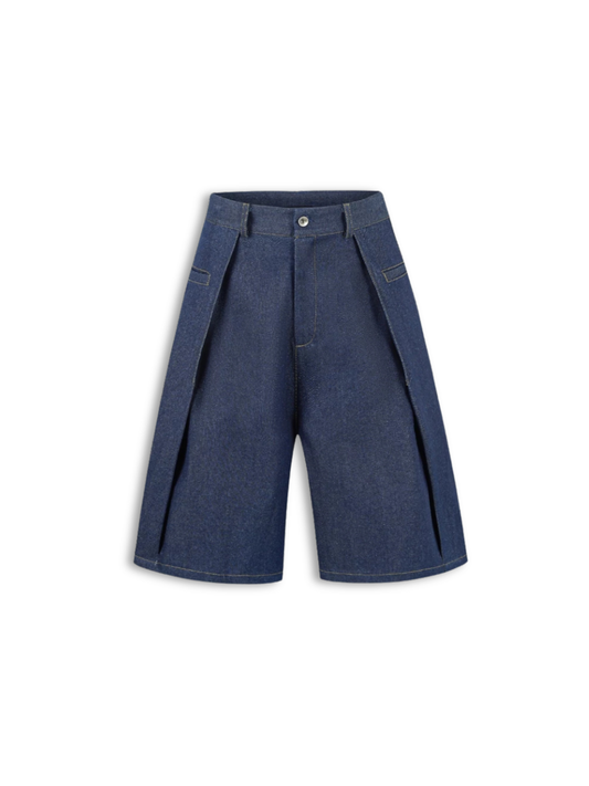 Flap Raw Denim Short