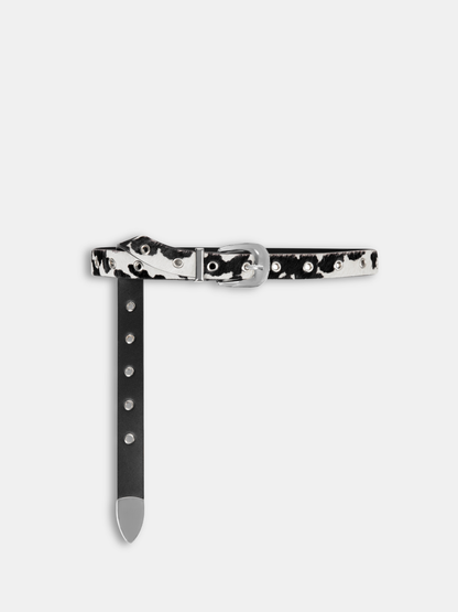 Fur Cow Leather Belt