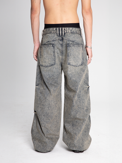 Crepo Denim Pants