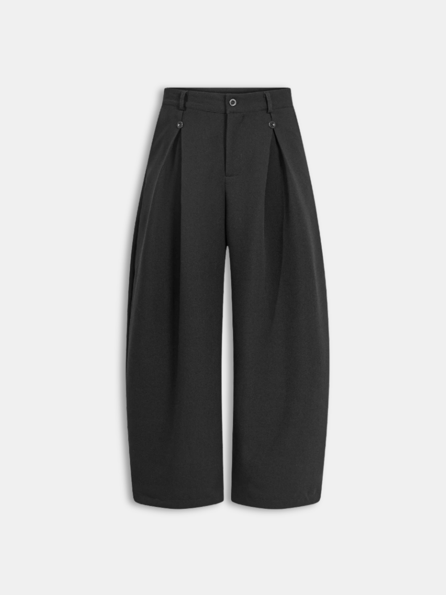 Button Pleated Trouser