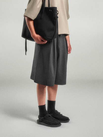 Pleated Baggy Short