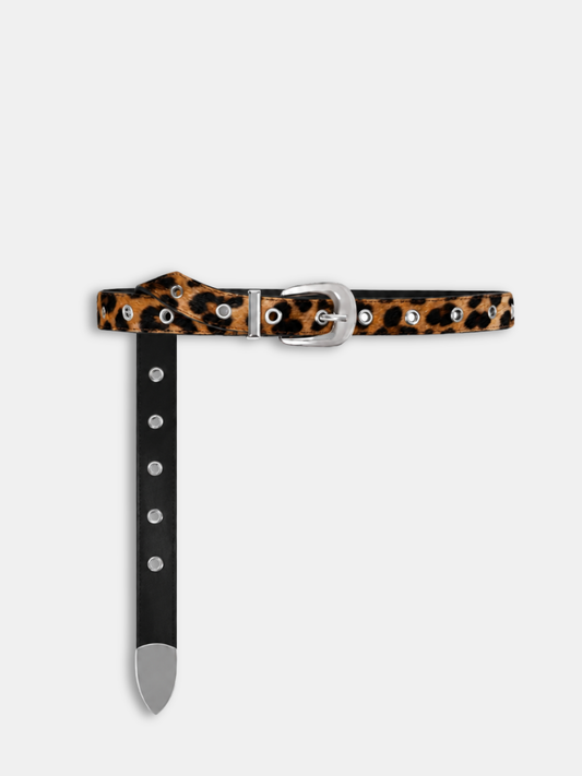 Fur Cow Leather Belt