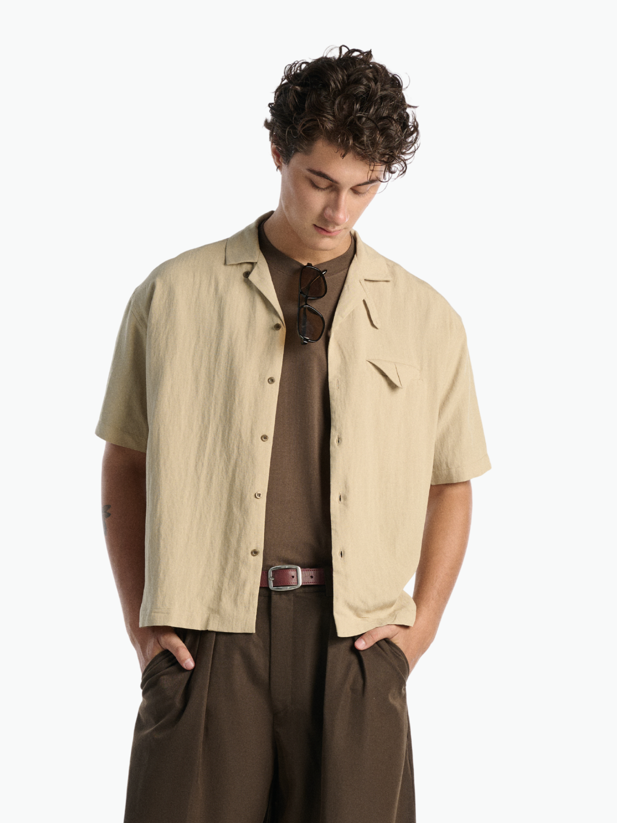 Looped Camp Shirt