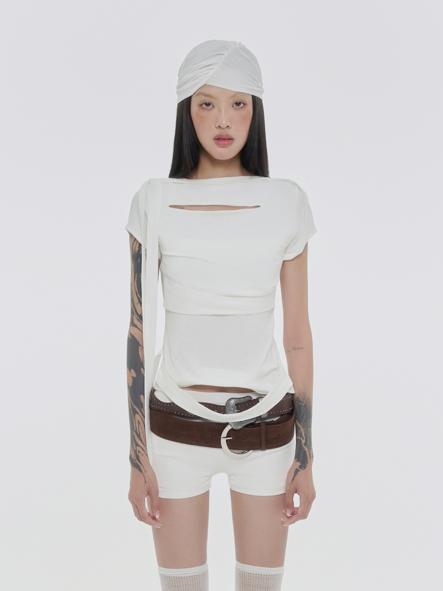 Graped Strap T-Shirt