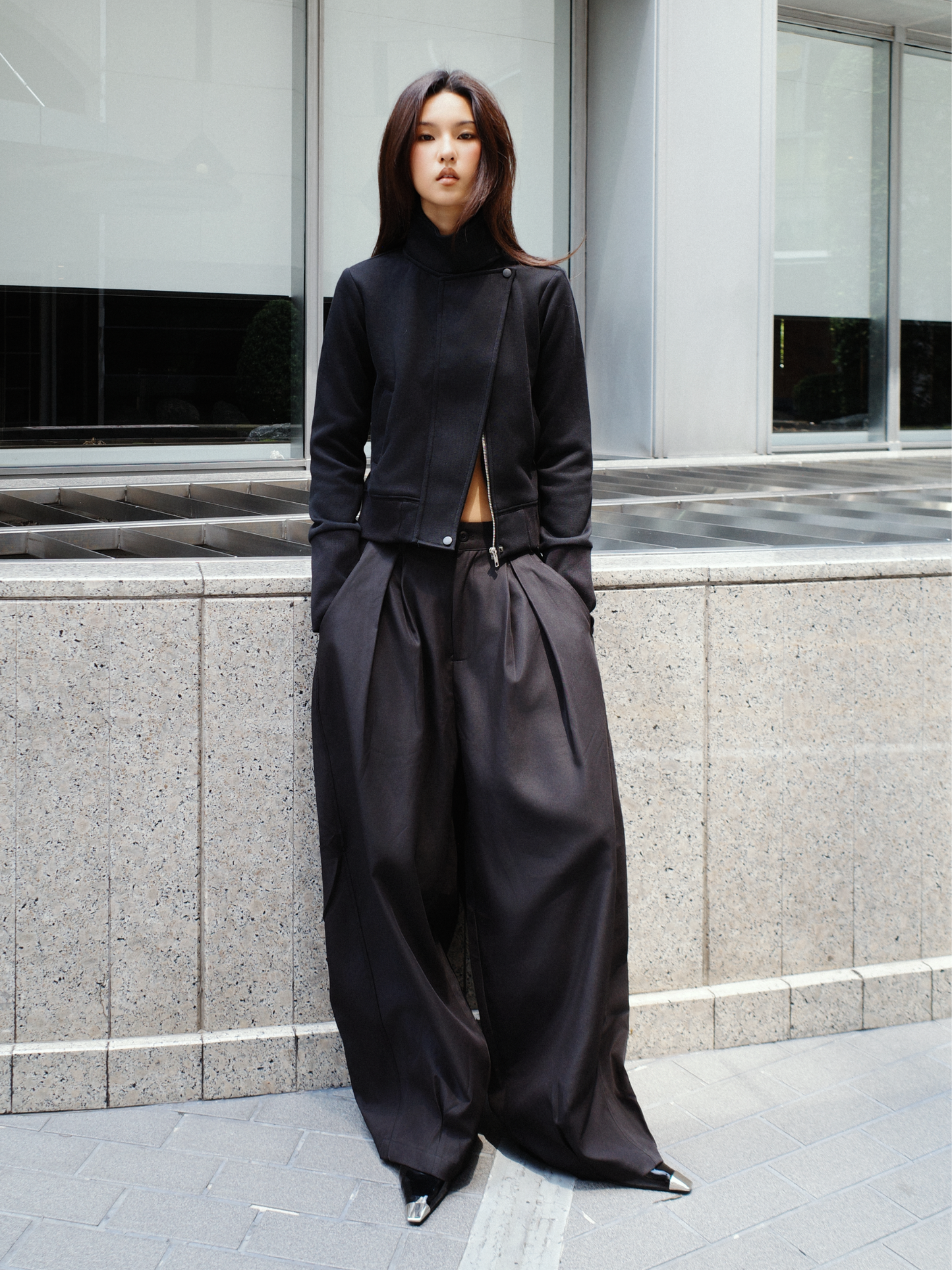 Virelle High-Neck Jacket