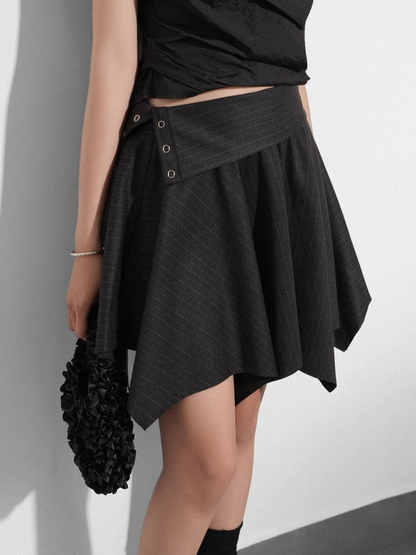 Halo Pinstripe Skirt
