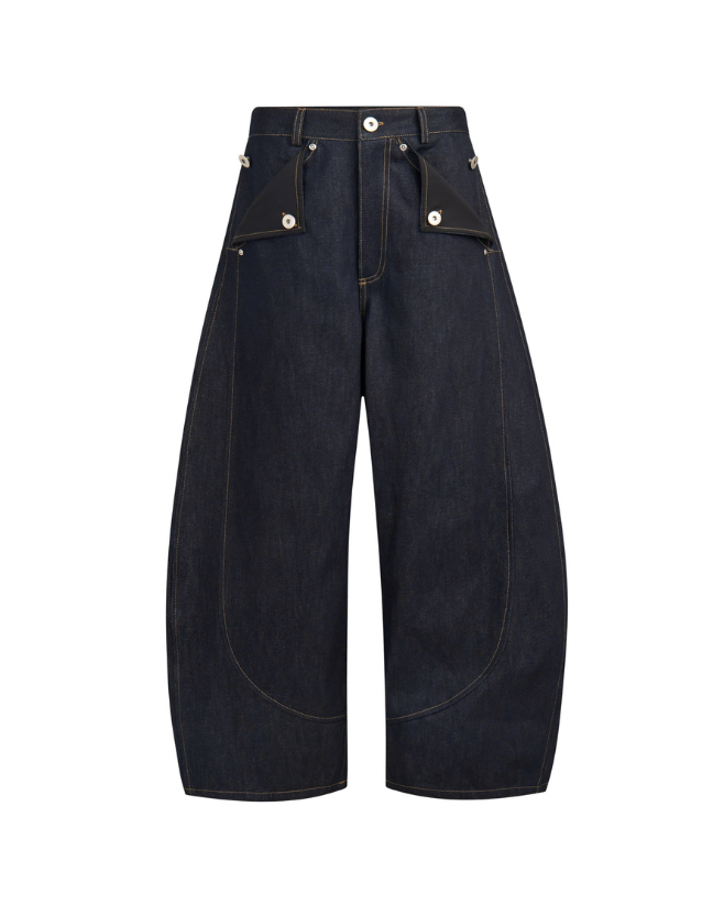 IVANKOV THE MULE POCKET RAW DENIM PANTS
