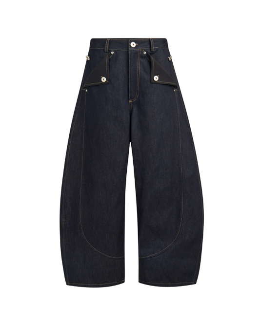 IVANKOV THE MULE POCKET RAW DENIM PANTS