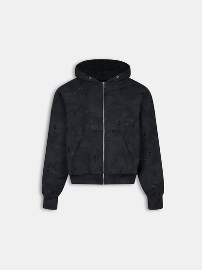 Concrete Muted Grey Hoodie