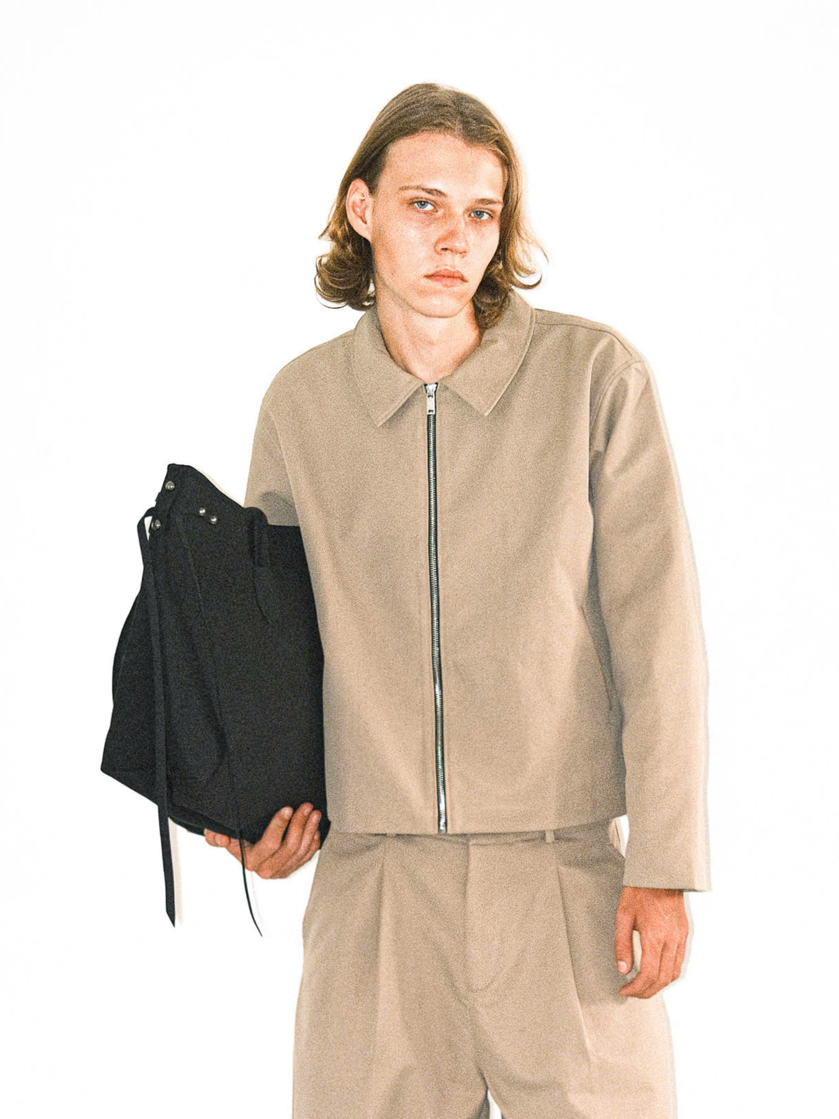 Harmony Khaki Crop Jacket